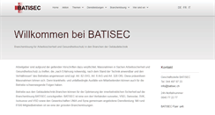 Desktop Screenshot of batisec.ch